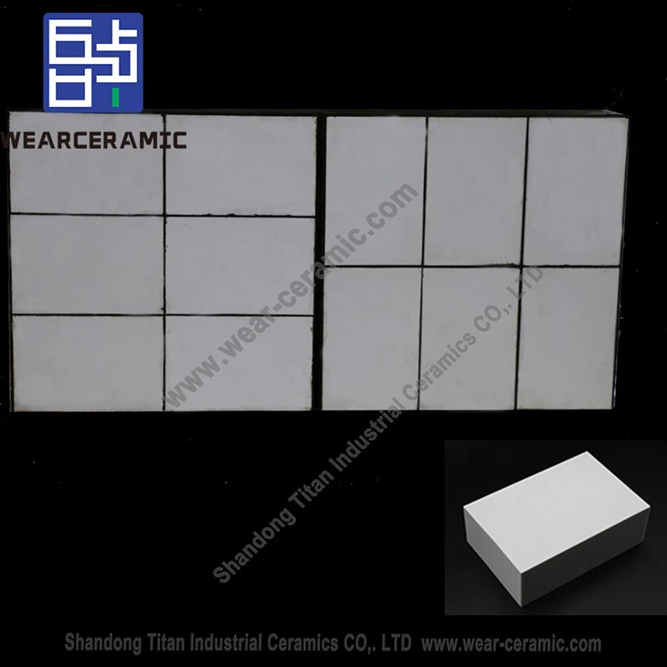 Plaque composite en caoutchouc céramique